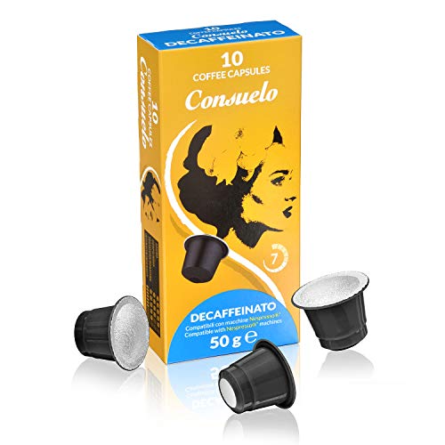 Consuelo - capsule compatibili Nespresso* Decaffeinato, 100 (10x10)