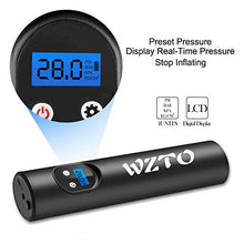 Carica l&#39;immagine nel visualizzatore di Gallery, WZTO Compressore Aria Portatile Auto, Mini Pompa Elettrica 150PSI 2000mAh...