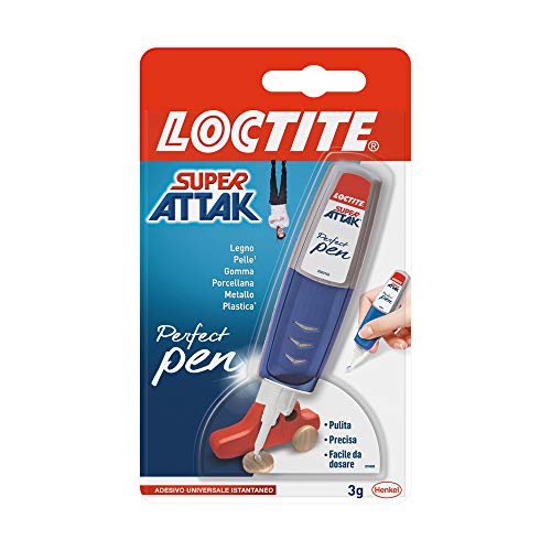 Loctite Super Attak Perfect Pen, colla resistente con applicatore a penna... - Ilgrandebazar
