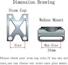 Carica l'immagine nel visualizzatore di Gallery, Best Tek - Supporto anteriore per bicicletta Wahoo Elemnt, Elemnt,...