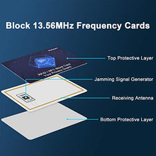 Carica l'immagine nel visualizzatore di Gallery, wisdompro Protezione RFID 6 pezzi, RFID Protection Card/NFC Card, Protezione Carte di Credito, Proteggi Carte di Credito Contactless per Carta di Debito, Carta D'identità, Passaporto