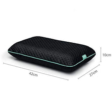 Carica l'immagine nel visualizzatore di Gallery, sofi Cuscino Campeggio per cervicale - da Viaggio in Memory Foam Nero