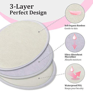 Coppette Assorbilatte Lavabili in Bambù 12cm/10pcs, Momcozy Copri 12cm - Ilgrandebazar