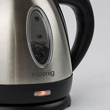 Carica l&#39;immagine nel visualizzatore di Gallery, H.Koenig BO12 Bollitore, Spegnimento automatico, Acciaio Inox, Base di... - Ilgrandebazar