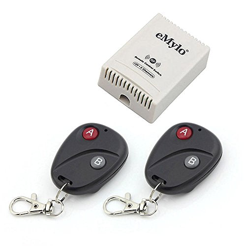 eMylo DC 12V 2 canali 433MHz Telecomando RF Modulo relè senza fili...
