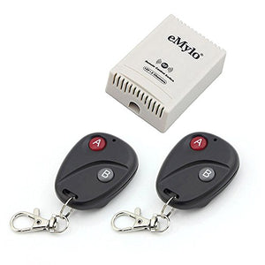 eMylo DC 12V 2 canali 433MHz Telecomando RF Modulo relè senza fili...
