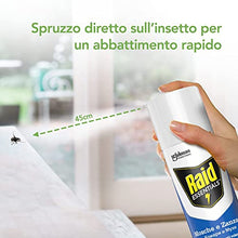 Carica l&#39;immagine nel visualizzatore di Gallery, Raid Essentials Mosche e Zanzare Spray Insetticida, Con Ingrediente Attivo a Base Vegetale, 1 Confezione da 400 ml