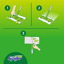 Carica l'immagine nel visualizzatore di Gallery, Swiffer Starter Kit Scopa con 1 Manico + 8 Panni di Ricambio, per Catturare e Intrappolare la Polvere
