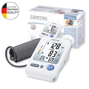 Sanitas SBM 21 Misuratore di Pressione Sanguigna da Braccio, Batterie incluse
