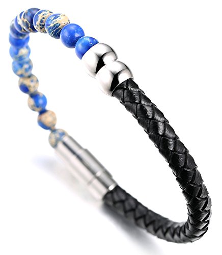 Halukakah ● Saluto Il Terra ● Bracciale Mare(pietra Imperiale Blu) - Ilgrandebazar