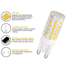 Carica l&#39;immagine nel visualizzatore di Gallery, Vicloon G9 5W LED Lampadina,Lampadina Alogena 40W 5 Pezzi 5w Bianco