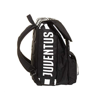 Zaino Estensibile Big Juventus Coaches, 28 Lt, Bianco/Nero, 41 cm