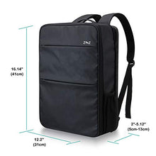 Carica l&#39;immagine nel visualizzatore di Gallery, ZINZ Custodia Sleeve 15 15,6 16 Pollici Zaino per 15&quot;-16&quot;, Mimetico Nero