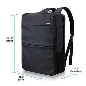 ZINZ Custodia Sleeve 15 15,6 16 Pollici Zaino per 15"-16", Mimetico Nero