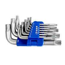 Carica l'immagine nel visualizzatore di Gallery, S&amp;R Chiavi TORX a brugola Set chiavi allen, 15 pz, esagonali extra...
