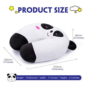 Cuscino da Viaggio per Bambini H HOMEWINS Cervicale Ultra Panda