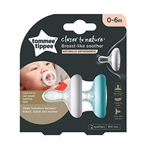 Carica l&#39;immagine nel visualizzatore di Gallery, Tommee Tippee Succhietto Simile al Seno Materno, 0 - 6 Mesi 0 - 6 Mesi, Unisex