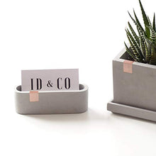 Carica l&#39;immagine nel visualizzatore di Gallery, Atelier Ideco - Display Aziendale Concreto Scheda Grigia E Rosegold Per... - Ilgrandebazar