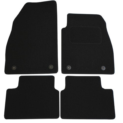JVL 1315 Set di 4 tappetini per Auto su Misura Opel Insignia MK1, Nero