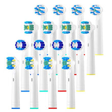 Carica l'immagine nel visualizzatore di Gallery, REDTRON Testine Ricambio per Oral B, 16 Pezzi di ricambio per...