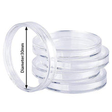 Carica l&#39;immagine nel visualizzatore di Gallery, Gobesty Moneta Capsule, 100 pezzi Capsule per monete Contenitore monete... - Ilgrandebazar