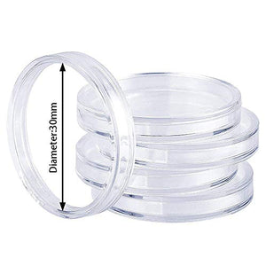 Gobesty Moneta Capsule, 100 pezzi Capsule per monete Contenitore monete... - Ilgrandebazar