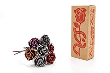 Carica l&#39;immagine nel visualizzatore di Gallery, Rosa Eterna fatta di Ferro Battuto Nero - Forgiata a Mano - Regalo San... - Ilgrandebazar