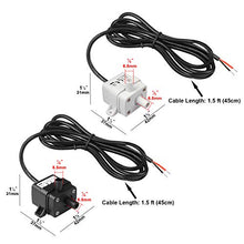 Carica l&#39;immagine nel visualizzatore di Gallery, TSSS 12 V DC Submersible Micro pompa ad acqua senza spazzole 0,8 W 68 L/H...