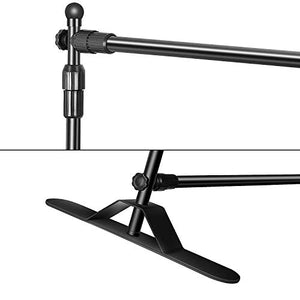 Emart - Supporto per sfondo fotografico, 3 x 2,4 m, regolabile, telescopico,...