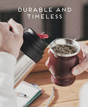 Carica l&#39;immagine nel visualizzatore di Gallery, BALIBETOV Thermo per Zucca Yerba Mate - Isolamento 1 L, Argento Becco Di