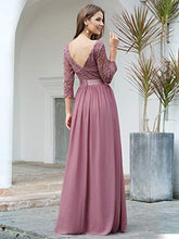 Carica l'immagine nel visualizzatore di Gallery, Ever-Pretty Vestito da Cerimonia Donna Linea ad A Girocollo 56, Orchidea - Ilgrandebazar