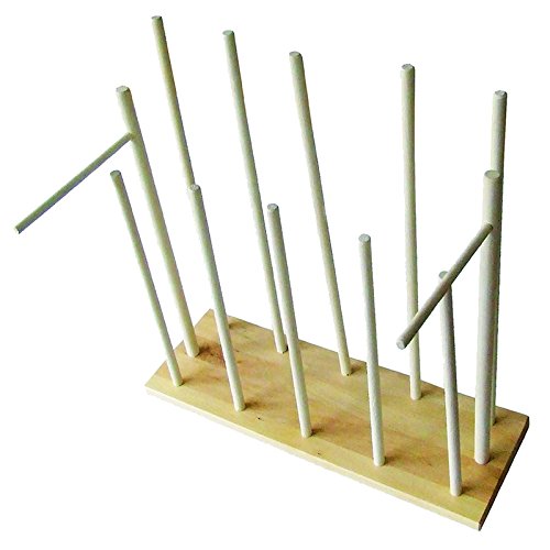 Goki - 110477 - Espositore in Legno per 12 Marionette - Ilgrandebazar