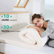 Carica l&#39;immagine nel visualizzatore di Gallery, RECCI - Topper in memory foam, altezza 4 cm, 160 x 190 cm 160 x 190