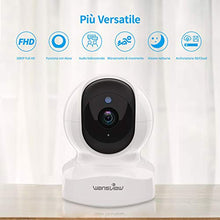 Carica l&#39;immagine nel visualizzatore di Gallery, Telecamera di Sorveglianza WiFi, Wansview FHD 1080P Videocamera IP Bianco - Ilgrandebazar