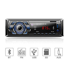 Carica l'immagine nel visualizzatore di Gallery, Aigoss Autoradio Bluetooth, 60W x 4 Auto Stereo Audio Ricevitore FM...