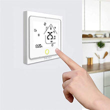 Carica l&#39;immagine nel visualizzatore di Gallery, Contrôleur de température MOES Smart 5A Per Riscaldamento Caldaia-Bianco