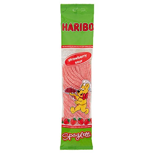 Haribo Spaghetti Fragola - 5 pezzi da 200 g [1 kg]