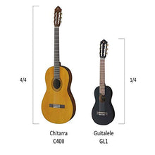 Carica l&#39;immagine nel visualizzatore di Gallery, Yamaha GL1 Guitalele - Chitarra in Legno con Dimensioni Ukulele (43,2 cm,... - Ilgrandebazar