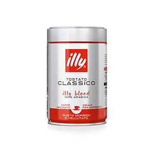 illy Caffè Macinato Espresso Tostato Classico - Confezione da 6 barattoli da...
