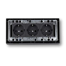 Carica l&#39;immagine nel visualizzatore di Gallery, Presa angolare con 2 prese Schuko, 2 uscite USB per cucina, ufficio,...