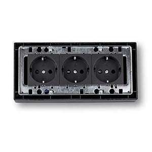 Presa angolare con 2 prese Schuko, 2 uscite USB per cucina, ufficio,...