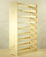 Carica l&#39;immagine nel visualizzatore di Gallery, MODO24 Porta Bottiglie Vino Armadio Supporto 118,4x72,2x26,5 cm, Non Trattato - Ilgrandebazar