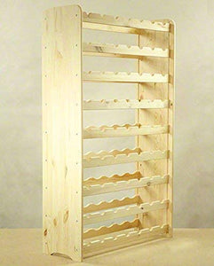 MODO24 Porta Bottiglie Vino Armadio Supporto 118,4x72,2x26,5 cm, Non Trattato - Ilgrandebazar