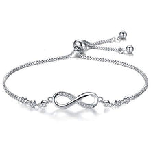 Carica l&#39;immagine nel visualizzatore di Gallery, Bracciale a due fili Infinity Symbol Ladies a... - Ilgrandebazar