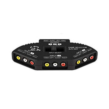 Carica l&#39;immagine nel visualizzatore di Gallery, Commutatore audio video, AV Connettori, RCA Selettore con 3-porte-Input... - Ilgrandebazar