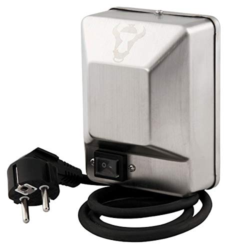 Cs-trading - Motore in ca. (H) 12,5 x (B) 9,5 x (T) 7 cm, acciaio inox - Ilgrandebazar