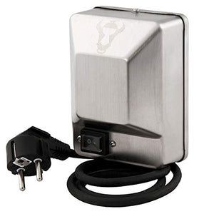 Cs-trading - Motore in ca. (H) 12,5 x (B) 9,5 x (T) 7 cm, acciaio inox - Ilgrandebazar