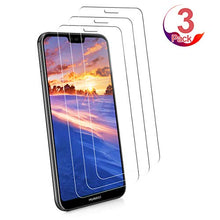 Carica l'immagine nel visualizzatore di Gallery, NONZERS Vetro Temperato per Huawei P20 Lite, [3 Pezzi] Curva Lite