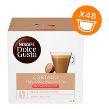 Carica l&#39;immagine nel visualizzatore di Gallery, Nescafé Dolce Gusto Cortado Espresso Macchiato Decaffeinato, 3 Confezioni da...
