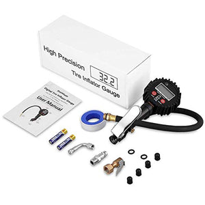Manometro Digitale 250 PSI Pressione Gomme Pneumatici LCD Pistola... - Ilgrandebazar